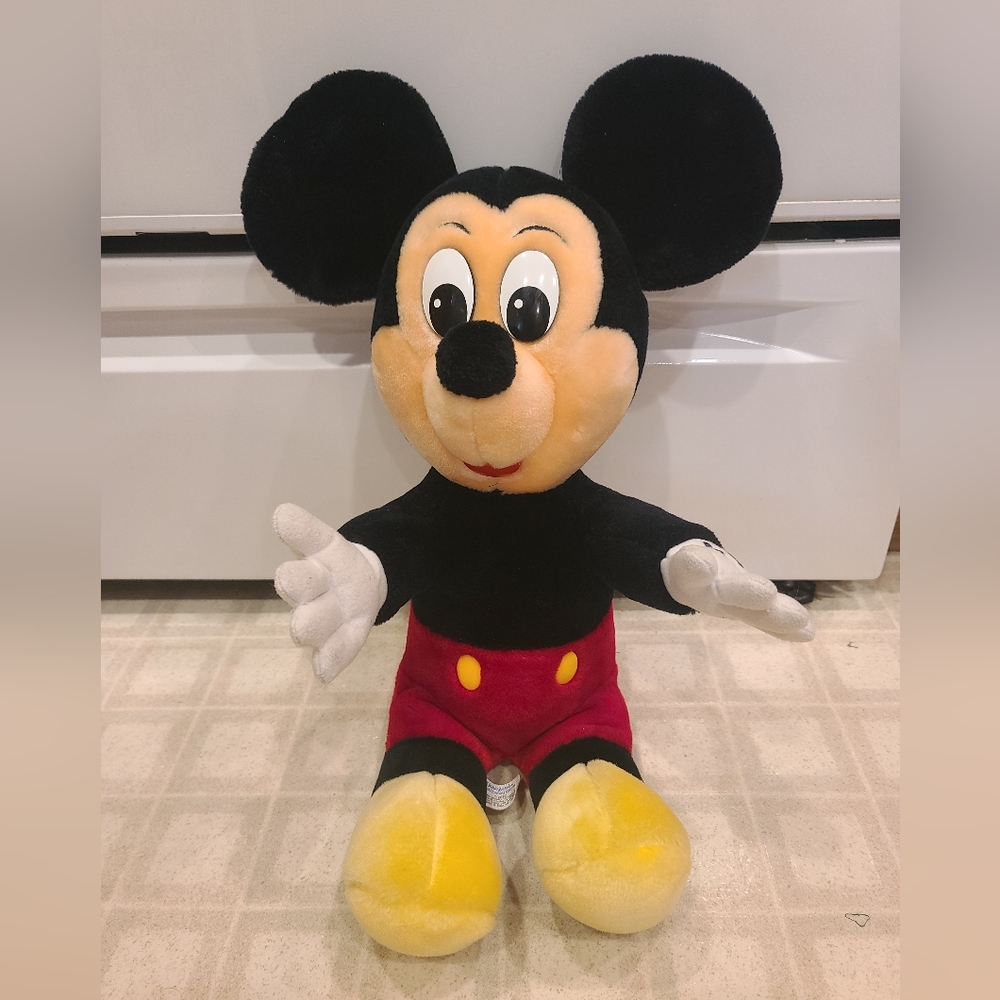 VINTAGE Mickey Mouse Plush 22"
